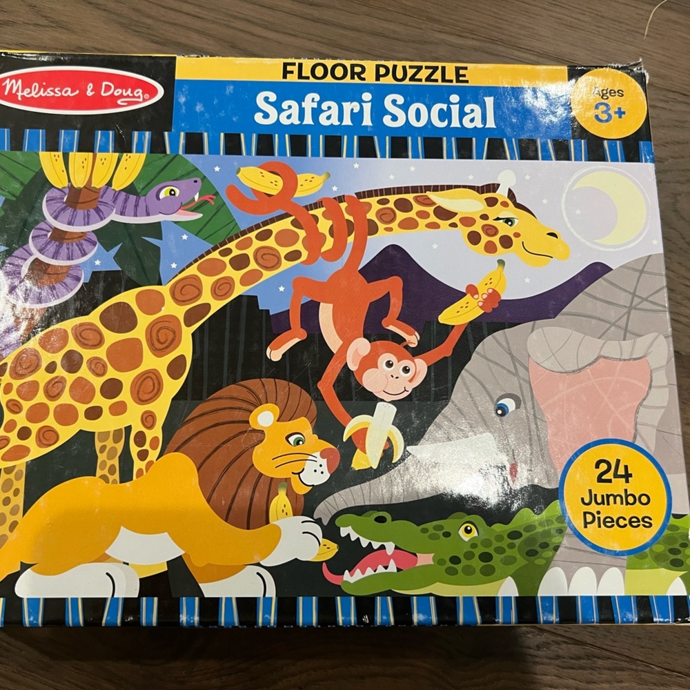 Melissa & Doug Floor Puzzle Safari Animals